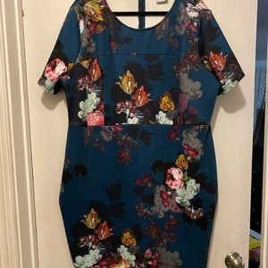 ASOS Curve size 22 Midi dress in floral print